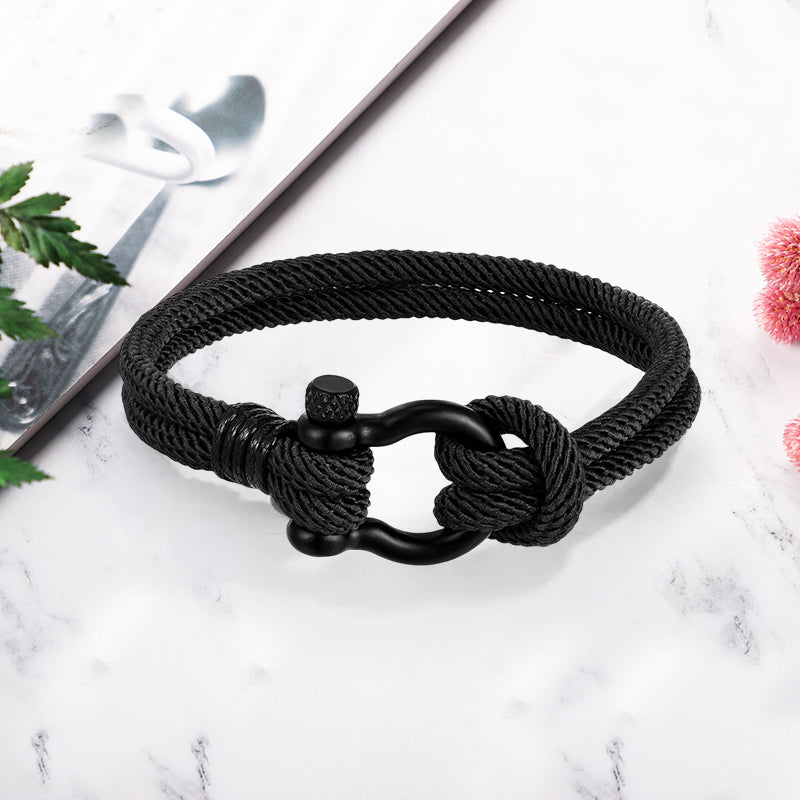 Producten Nautische gevlochten touw-armband