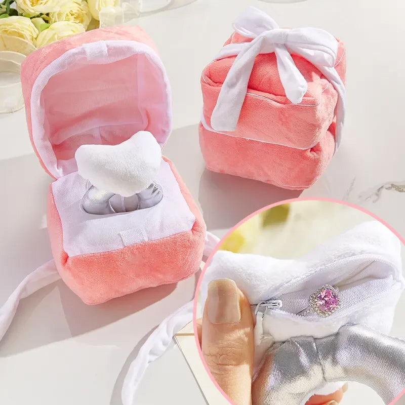 Pluche Verrassing Ringdoos