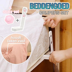 Bedlaken Grijpers Clip Set