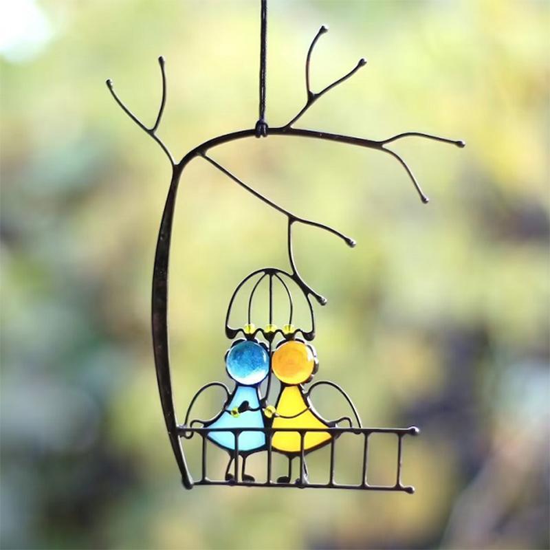 Suncatcher Gebrandschilderd Glas Kunst Raam Hangers