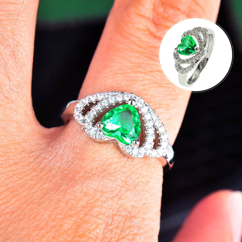 Neem tijd voor jezelf Hart Ring