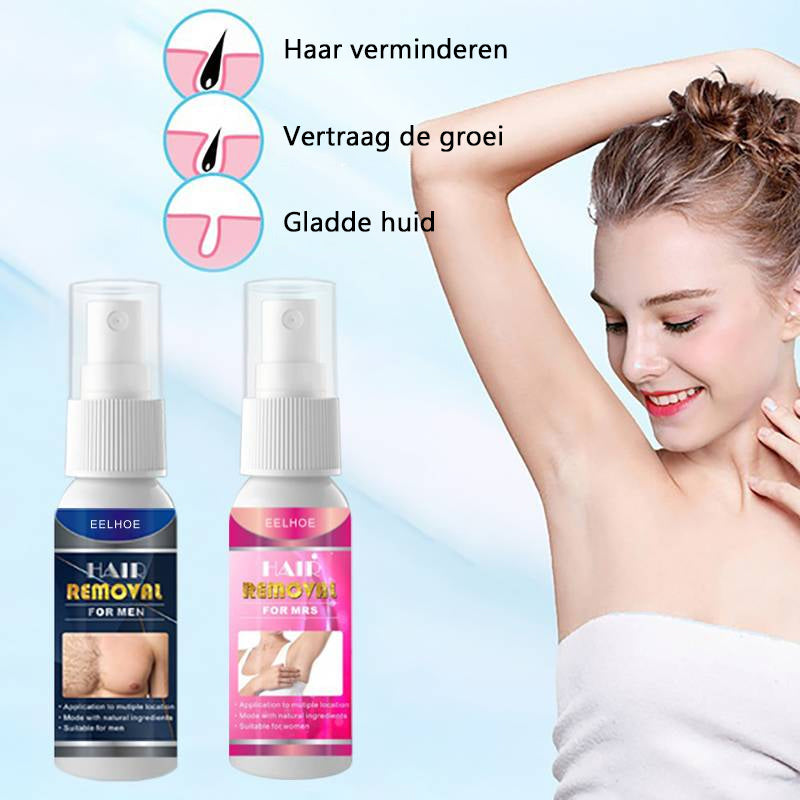 Krachtige en pijnloze ontharingsspray