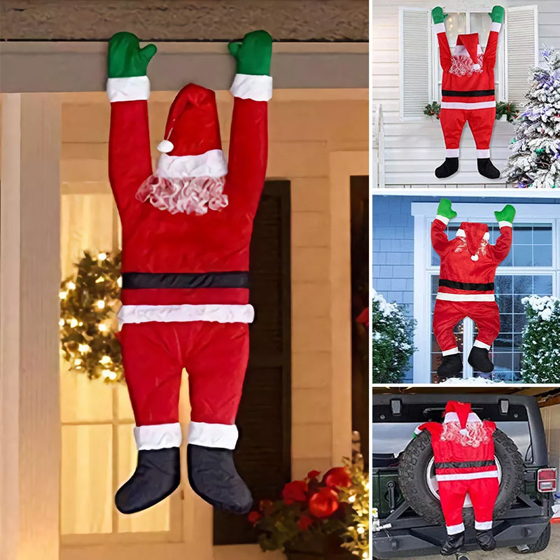 Hanging Climbing Santa Claus Christmas Decor