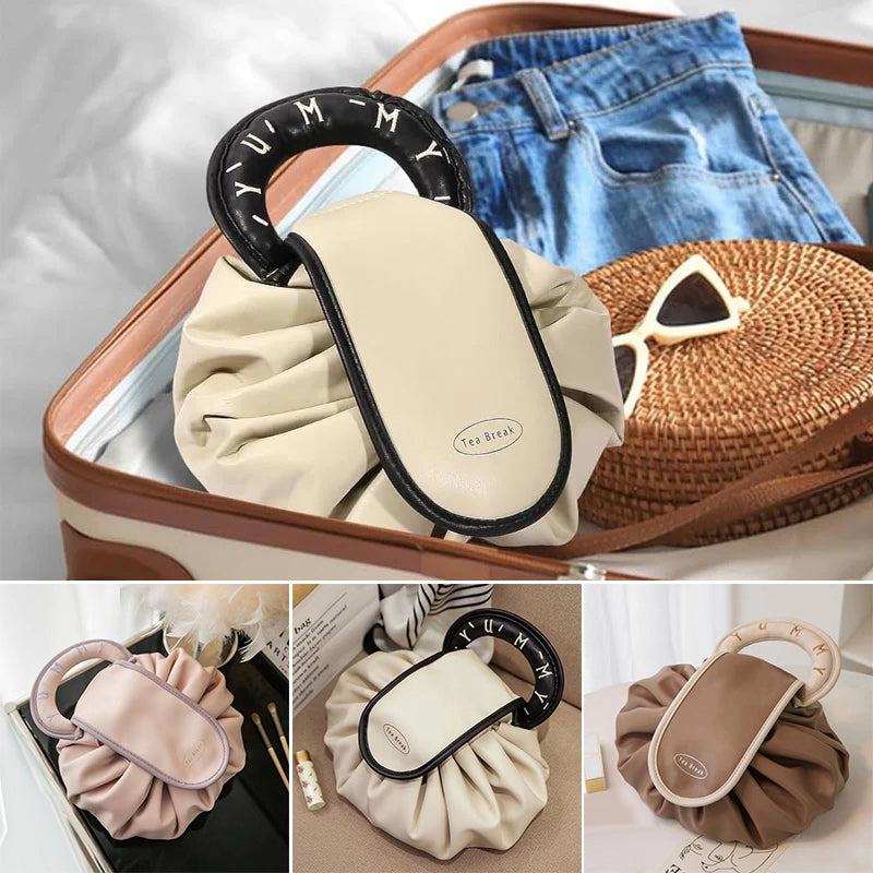 Trekkoord luie make-up handtas