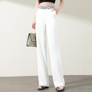 Pantalon met elastische tailleband