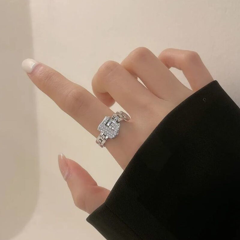 Ketting riem gesp-ring