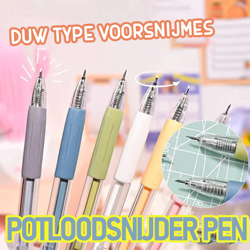 Morandi Cartoon Patroon Student Mes Pen