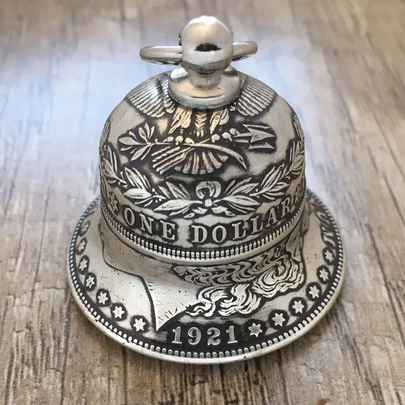 Morgan zilveren dollar bel