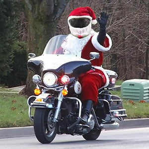 Santa Claus Motorfiets Helm Beschermer