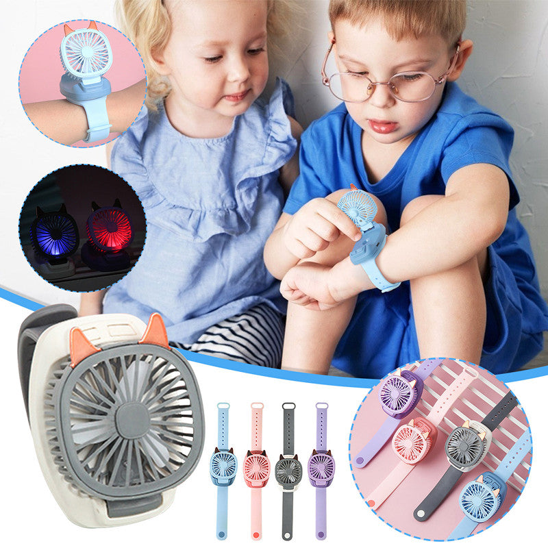 Draagbare pols horloge ventilator