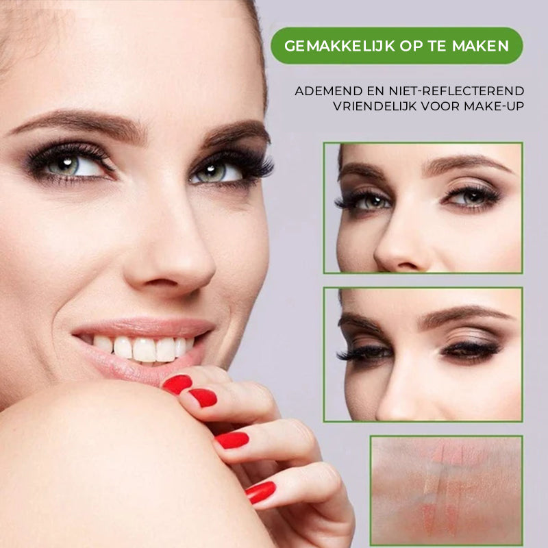 Onzichtbare dubbele ooglidstrips