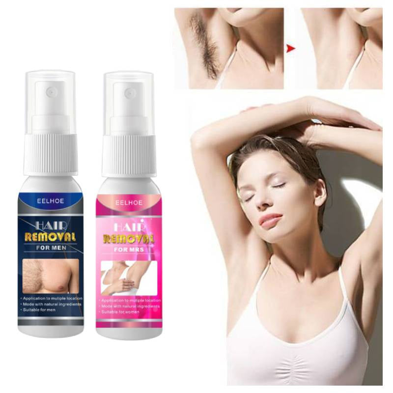 Krachtige en pijnloze ontharingsspray