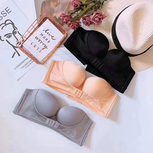 Strapless bh met gesp aan de voorkant