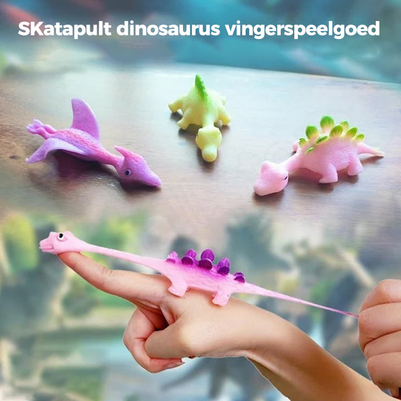 Katapult Dinosaurus Vingerspeelgoed (10st)