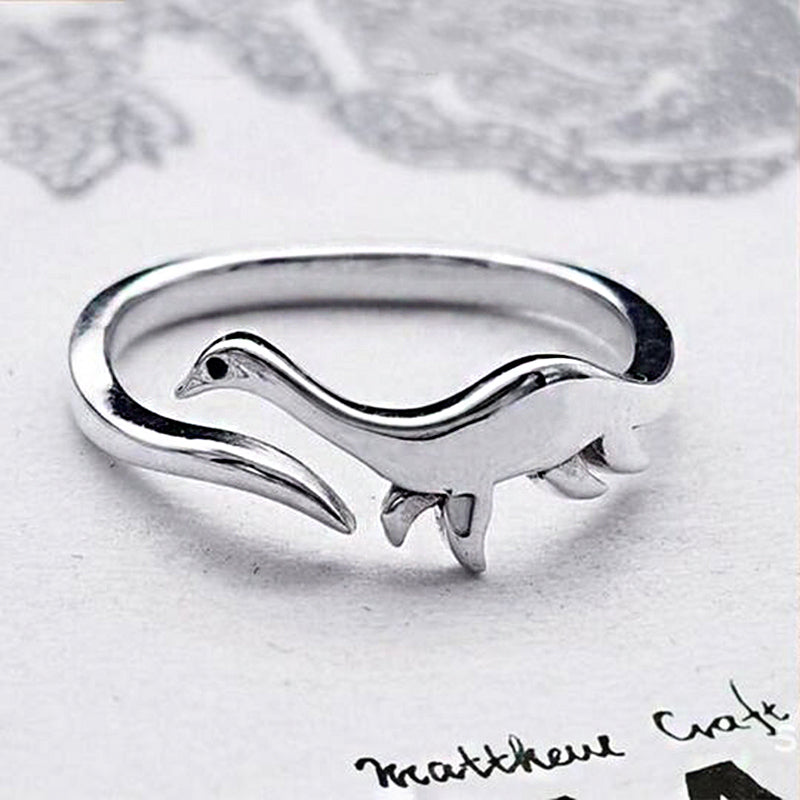 Verstelbare schattige dinosaurus ring