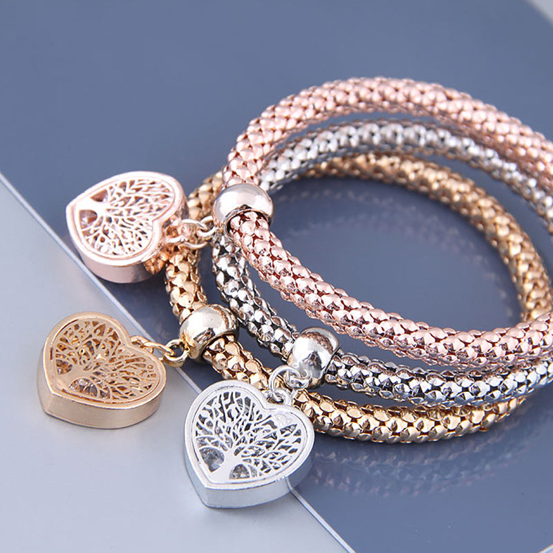 Meerlaagse armbanden voor dames (3 kleuren/set)
