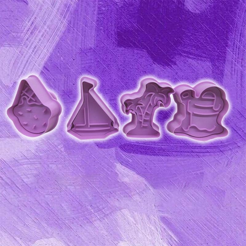 Koekjes stempel set (4 stuks)