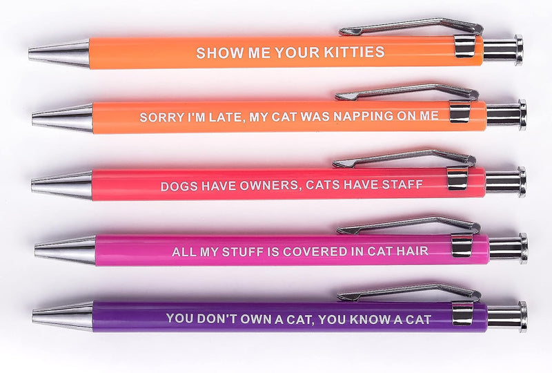 Grappige honden-/kattenmensenpennen, een snarky cadeau voor eigenaren van gezelschapsdieren