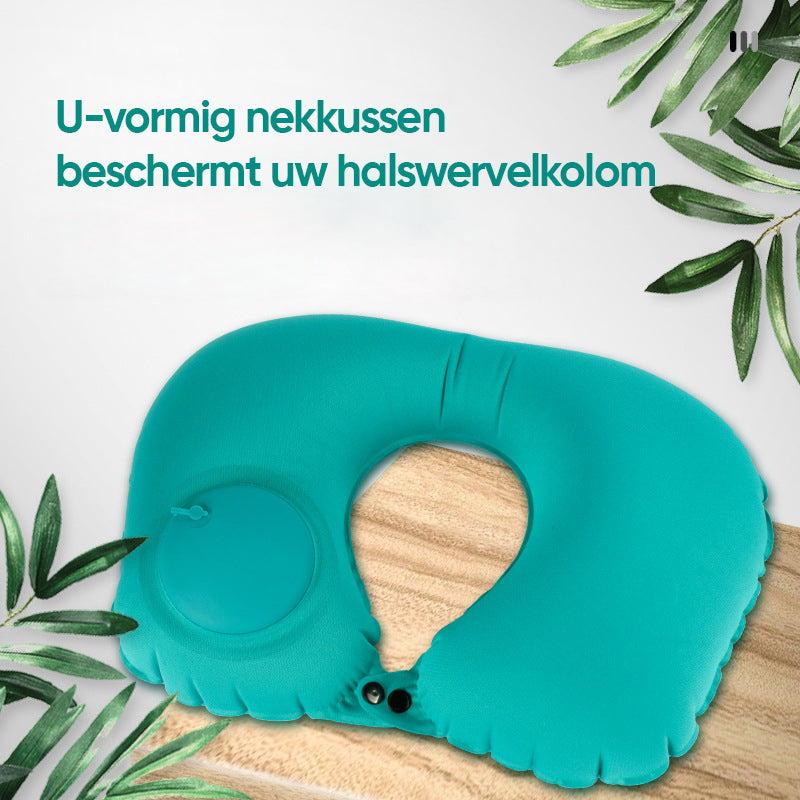 Opblaasbaar reiscomfortkussen