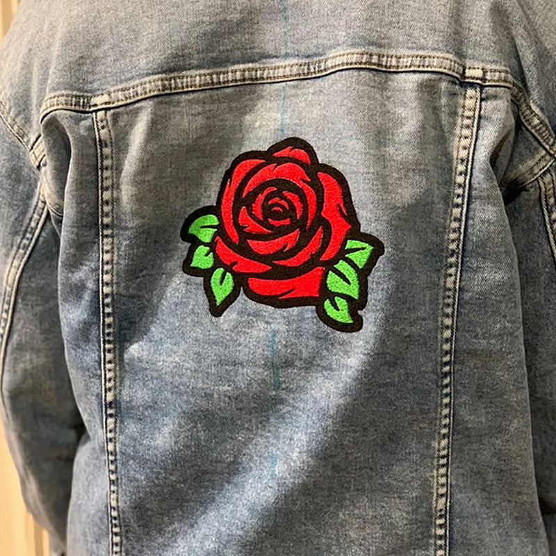 Geborduurde papierset