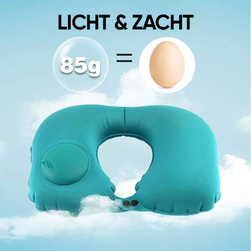 Opblaasbaar reiscomfortkussen