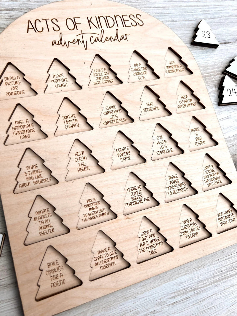 Daden van vriendelijkheid adventskalender