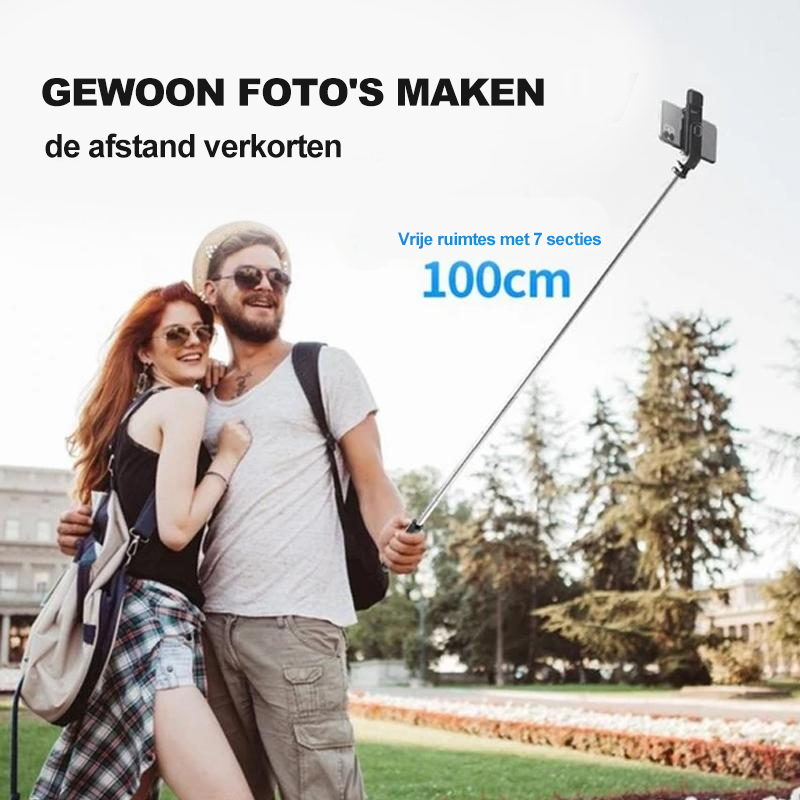 Draadloze bluetooth selfie stick
