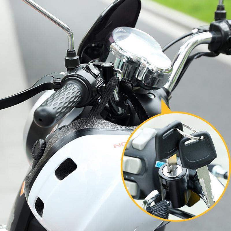 Multifunctioneel motorhelmslot