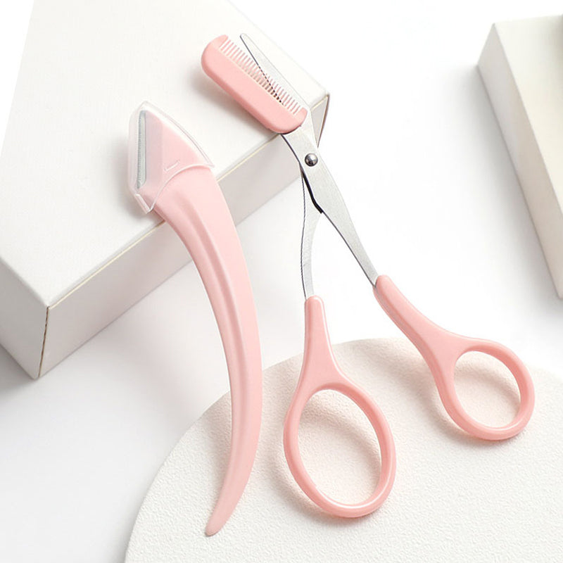 Wenkbrauw trimmer set