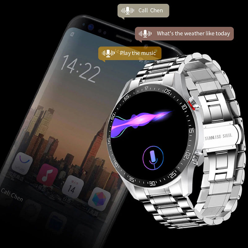 Multifunctionele Bluetooth Talk Casual smartwatch
