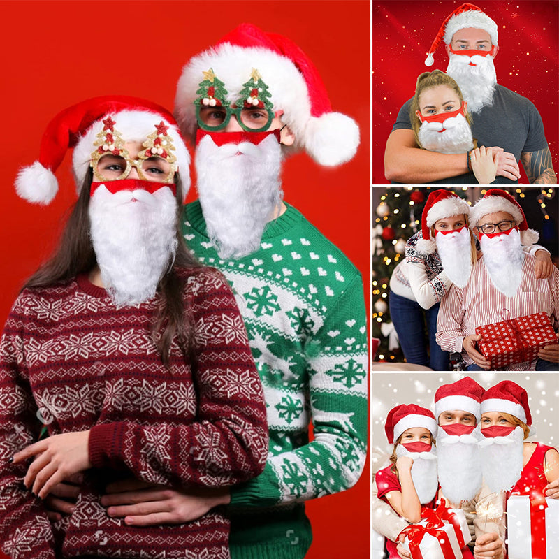 Gezichtsmasker van de Kerstman