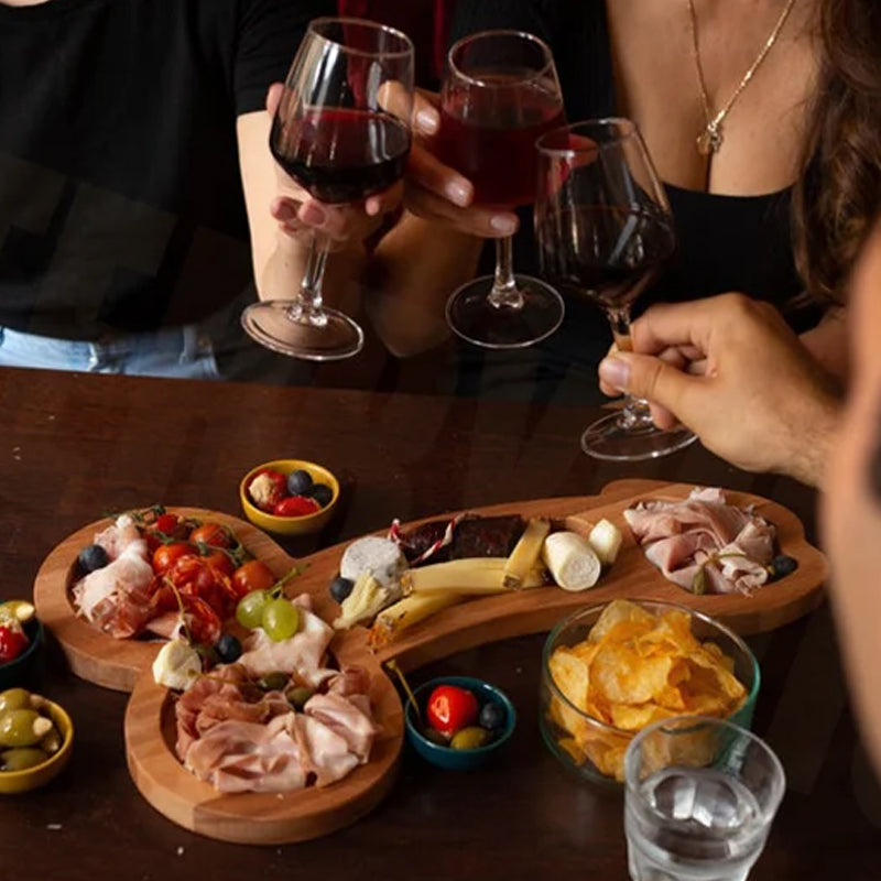 Grappig aperitiefbord