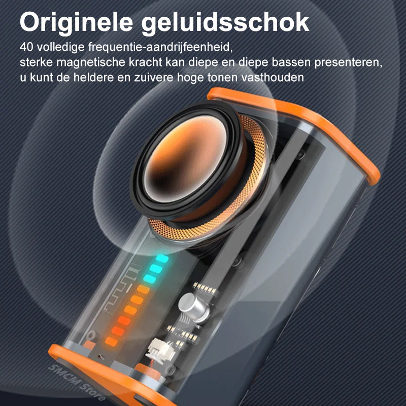 Transparante Mecha draadloze Bluetooth-luidspreker
