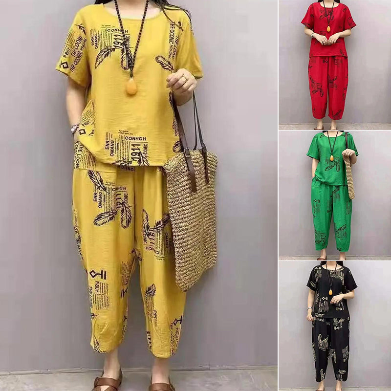 Casual losse 2-delige set voor dames