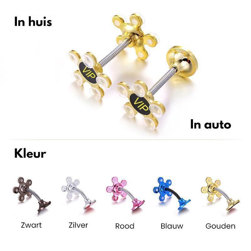 360° draaibare bloemzuigtelefoonhouder