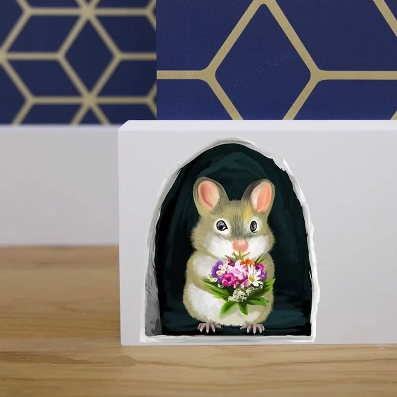 Muis muur sticker sticker