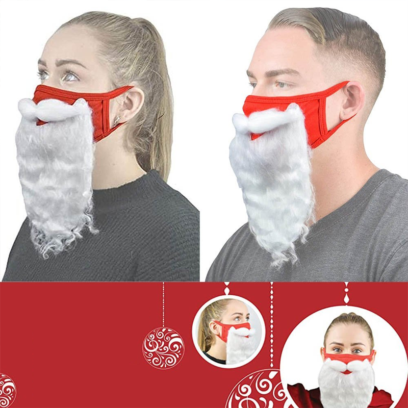 Schattige kerstman baard