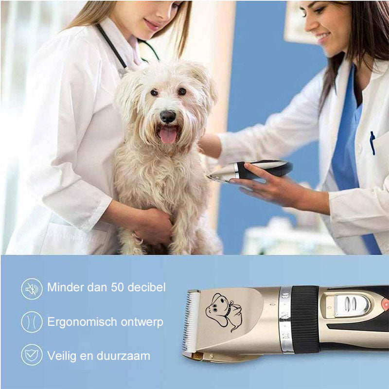 Professionele oplaadbare dierenhaartrimmer