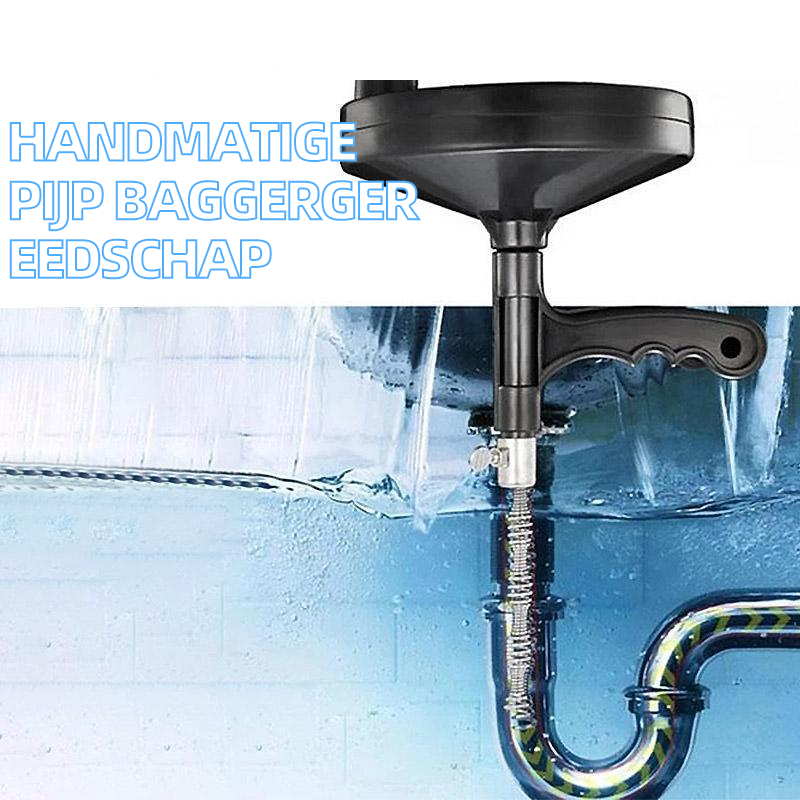 Handmatig pijpbaggergereedschap