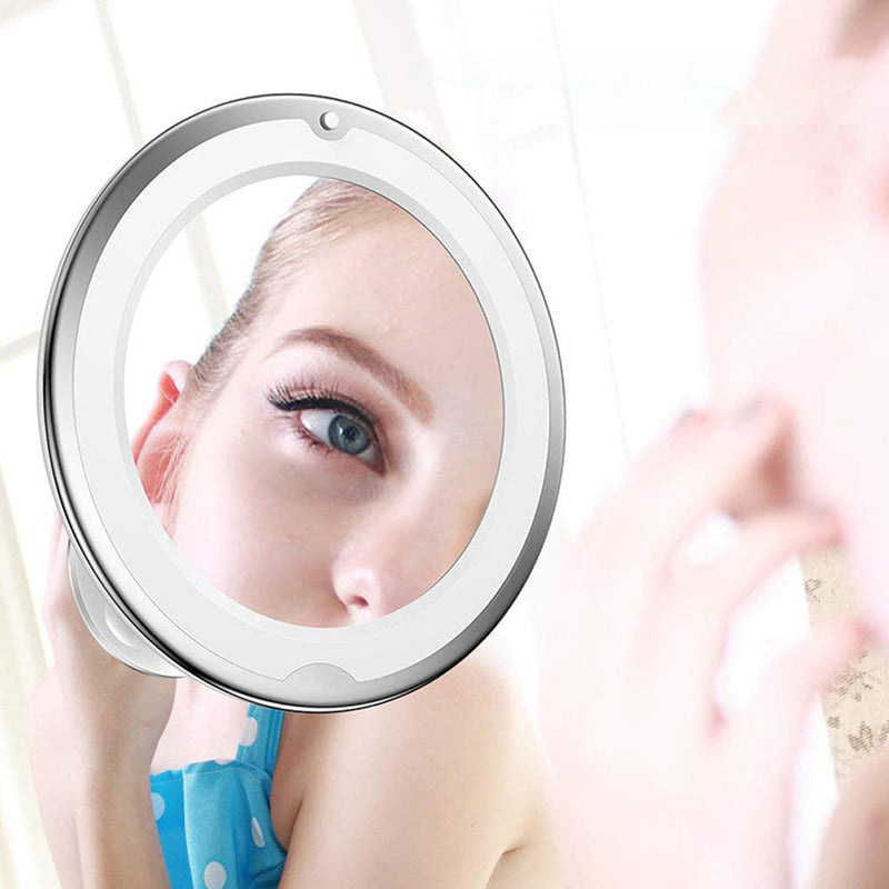 Vergrotende make-upspiegel met LED-licht
