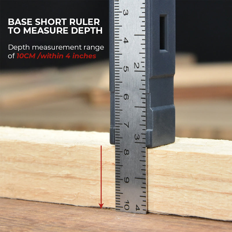 Detachable Adjustable Angle Woodworking Triangle Ruler