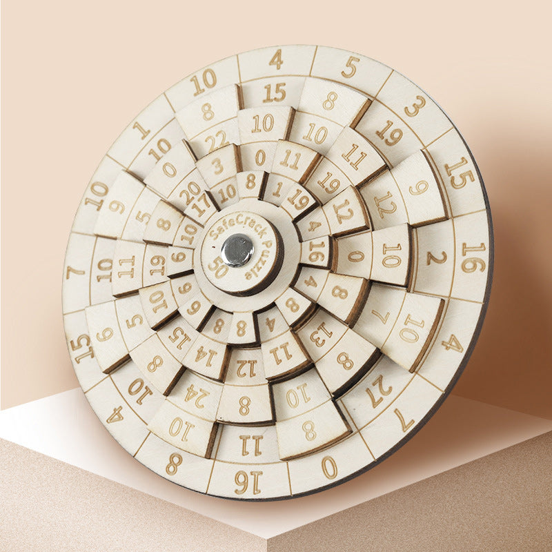 Safecracker 50 Wood Puzzle - Moeilijke wiskundige hersenkraker voor volwassenen