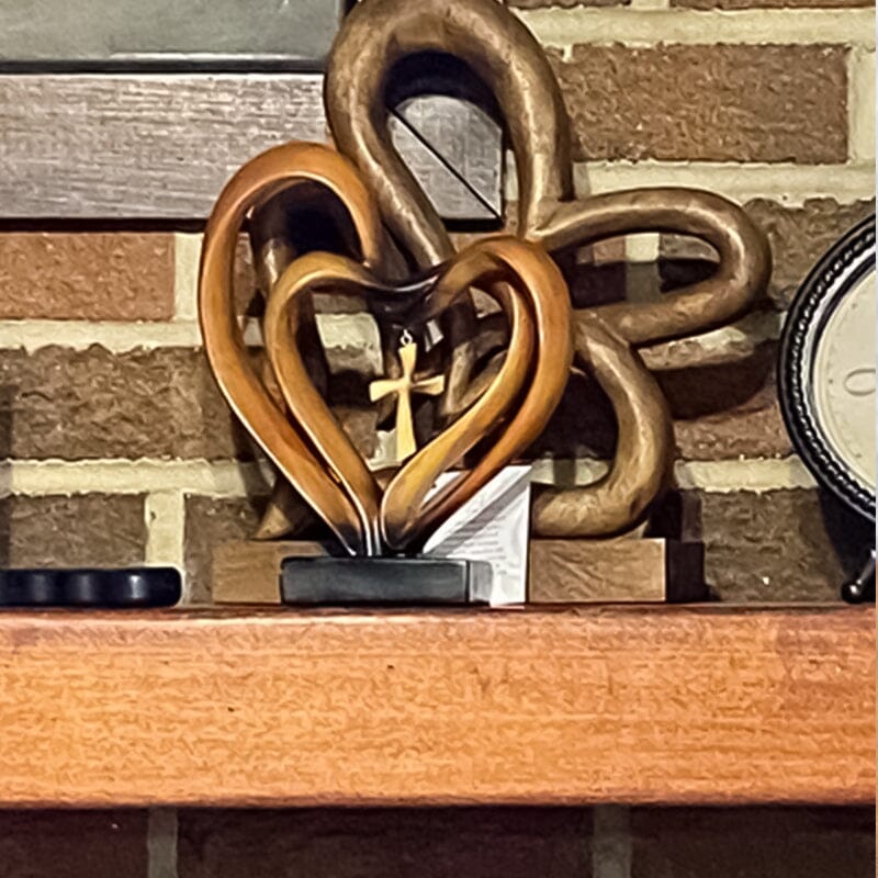 Pasen Jezus verstrengelde harten Kruis（Dit is een voorverkoopproduct en de voorverkooptijd is 7 dagen）