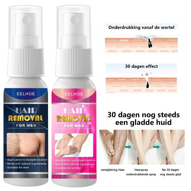 Krachtige en pijnloze ontharingsspray