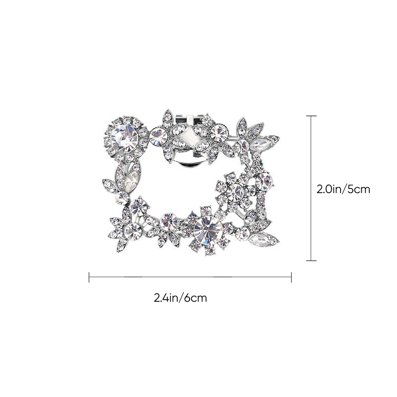 Afneembare strass hoge hak schoenen gesp