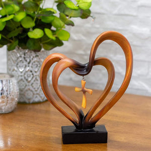 Pasen Jezus verstrengelde harten Kruis（Dit is een voorverkoopproduct en de voorverkooptijd is 7 dagen）