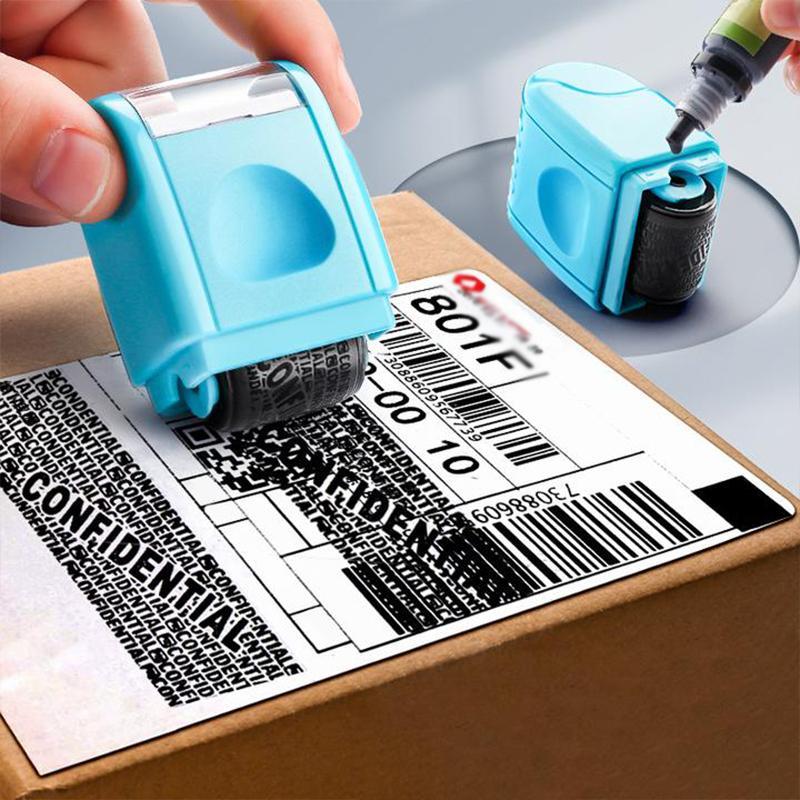Rolstempel met privacyzegel