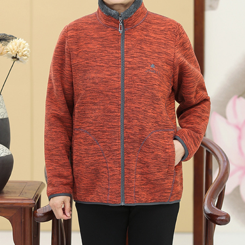 Warme fleece jas voor dames