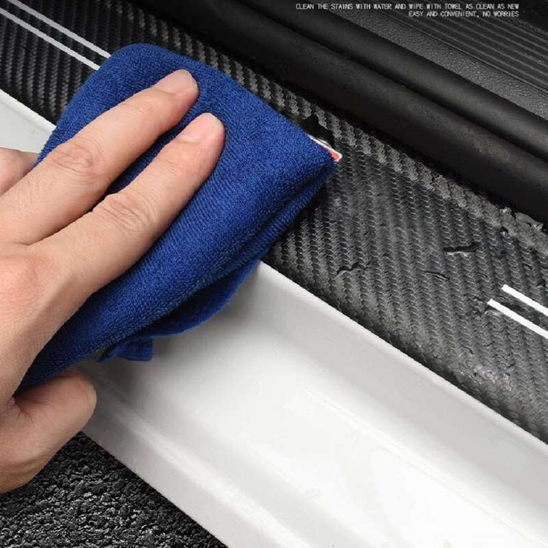 De Stickers van de autodeurdorpels