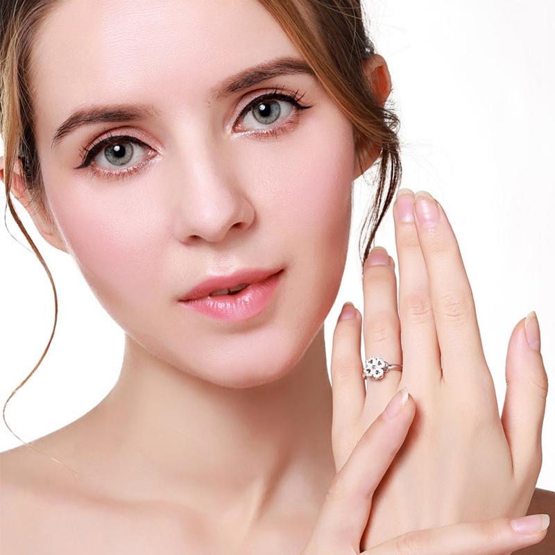 Vierbladige klaver Roterende Ring